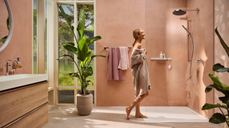 Смеситель для душа Hansgrohe DuoTurn E 75417670 матовый черный