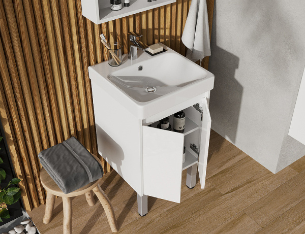 Тумба с раковиной Aquaton Сканди Doors 45 1A2787K0SD010