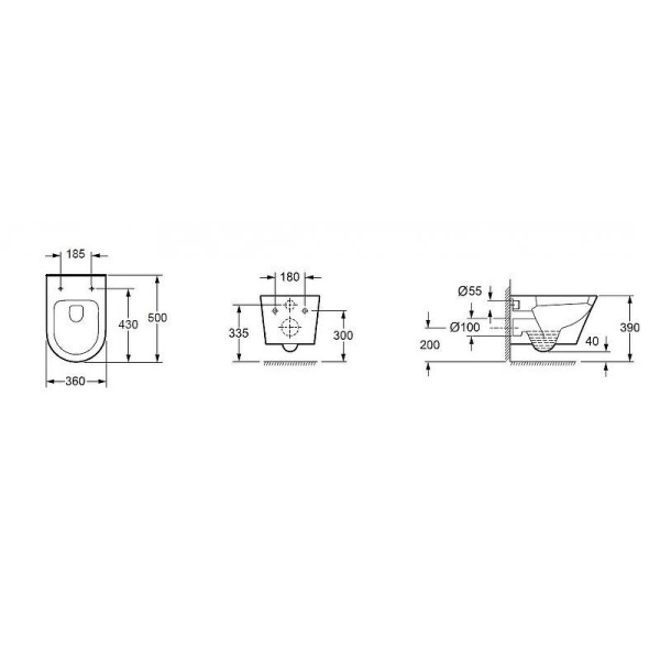 Комплект унитаза с инсталляцией BelBagno BB8001CHR/SC/BB002-80/BB014-SR-BIANCO