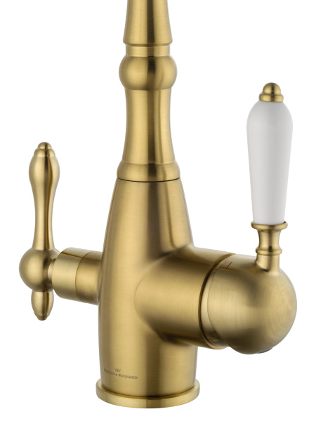 Смеситель для кухни c подключением фильтра WONZON & WOGHAND, брашированное золото WW-88458006-BG Смеситель для кухни c подключением фильтра WONZON & WOGHAND, брашированное золото WW-88458006-BG