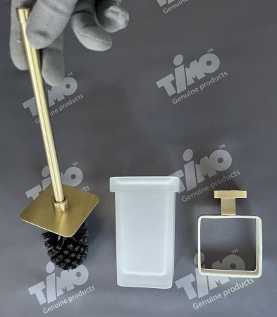 Щетка для туалета Timo Selene 17061/17 золото матовое