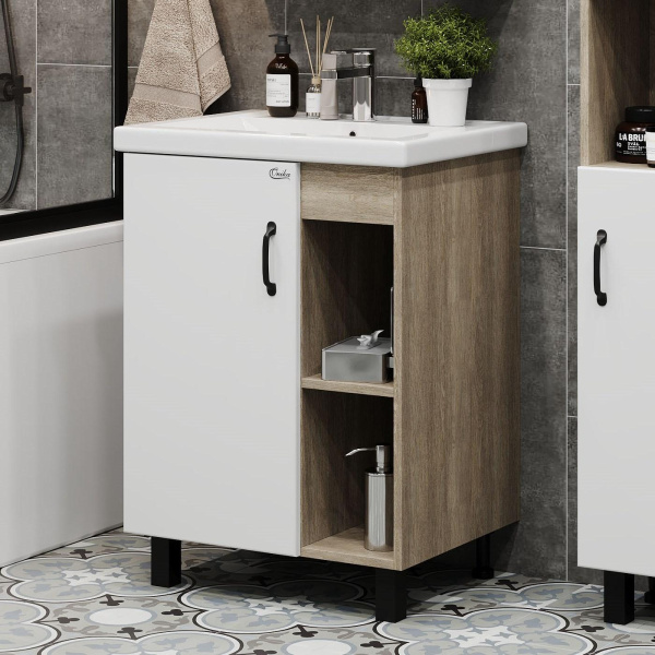 Тумба под раковину напольная Onika Тимбер 60 106140