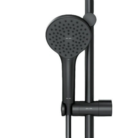 Душевая система с изливом Am.Pm Gem F0790722 черный матовый