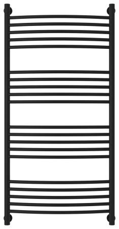 Полотенцесушитель Водяной Выгнутая Сунержа Богема + (120х60) Матовый Черный 31-0221-1260