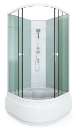 Душевая кабина (80x80x195) Arcus Style Белый S-20