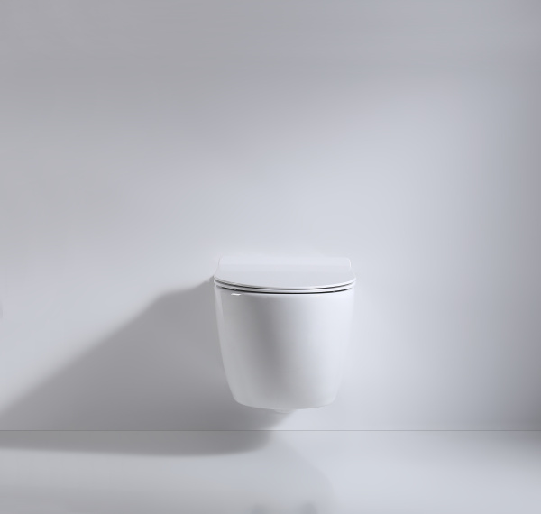 Подвесной безободковый унитаз с сиденьем микролифт beWash Lusso BKWHR004550