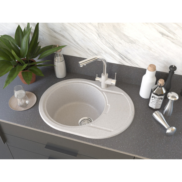 Смеситель для кухни с подключением к фильтру  Paulmark Essen Es213011-BECR