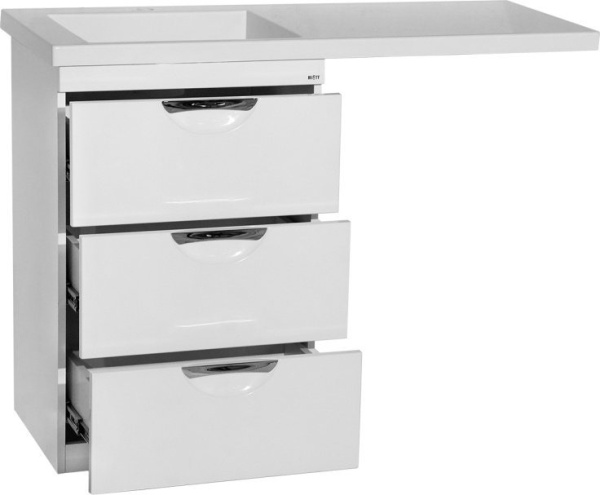 Тумба под стиральную машину Misty Куба 50  П-Куб01050-0113Я