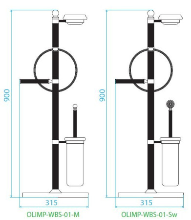 Стойка Cezares Olimp OLIMP-WBS-02-Sw