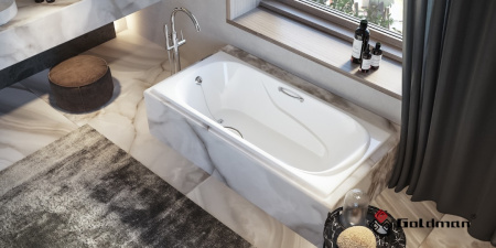 Чугунная ванна Goldman Nova (180x80) NV18080