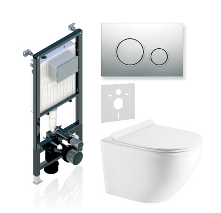 Комплект 3в1 Koller Pool Alcora ST 1200+TWIN Chrome+ROUND