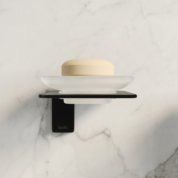 Мыльница IDDIS Slide матовое стекло сплав металлов (SLIBSG0i42)