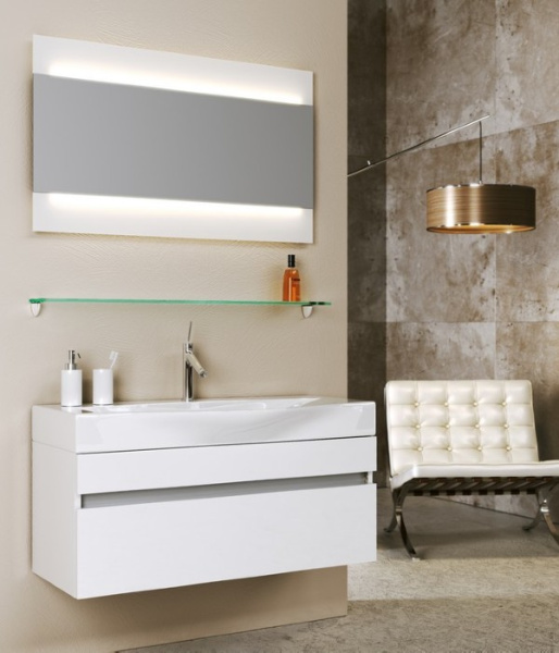 Тумба под раковину Aqwella Bergamo Бергамо (100 см) Ber.01.10/W