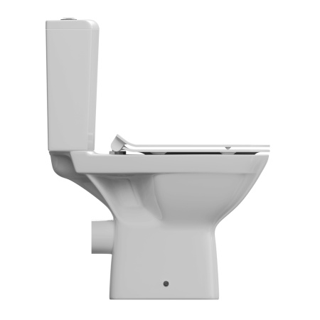 Унитаз напольный безободковый Cersanit CARINA Clean On 011 3/5 DPL EO slim S-KO-CAR011-3/5-COn-S-DL-w