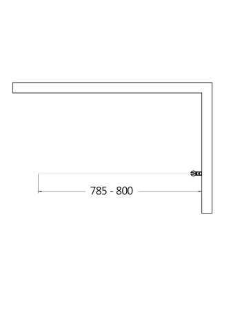 Шторка на ванну AQUAme AQM2858-R