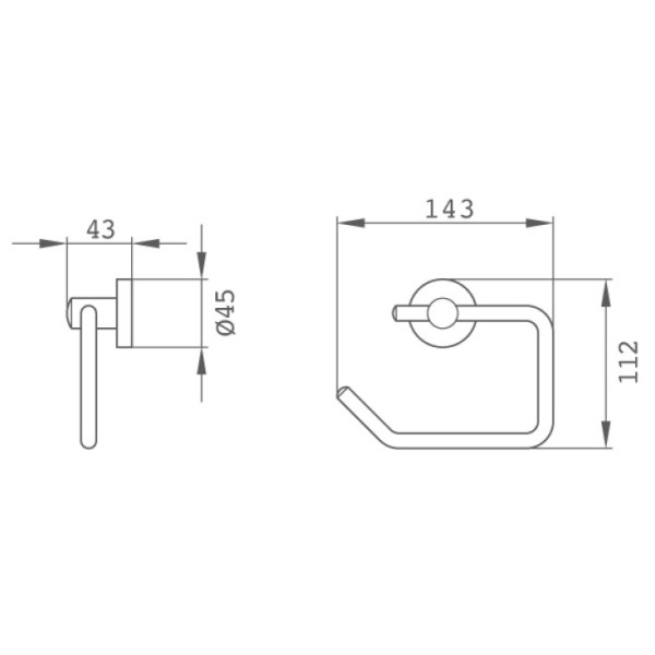Держатель туалетной бумаги Teka Alaior 17071020G3