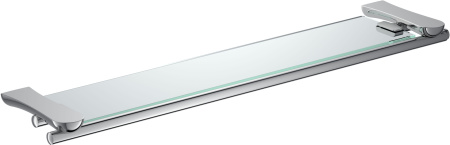 Полка стеклянная с бортиком RUSH Luson LU16611