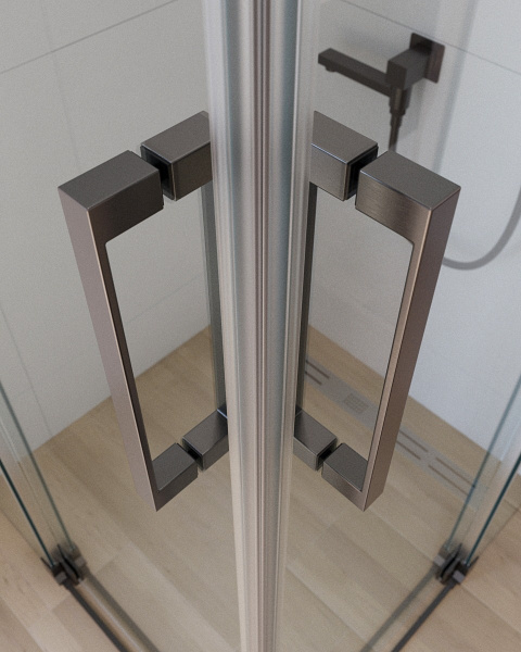 Душевой уголок (80х80) CEZARES SLIDER SLIDER-A-2-80/90-C-GM