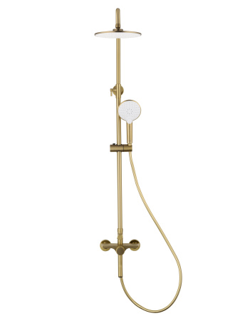 Душевая система WONZON & WOGHAND CLICK, брашированное золото WW-N3S962-BG