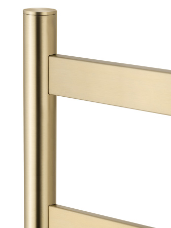 Полотенцесушитель электрический напольный WONZON & WOGHAND ESSEN, брашированное золото WW-A407-BG