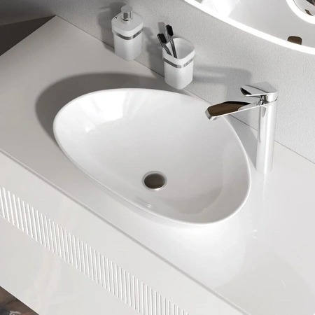 Раковина накладная Am.Pm Func M8FWCC50600WG белый глянец