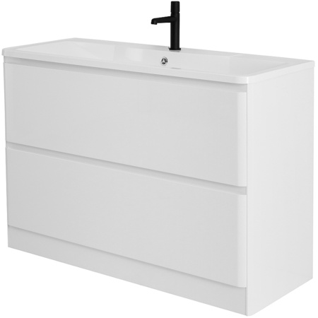 База под раковину BelBagno 120 ALBANO-1200-2C-PIA-BL Bianco Lucido
