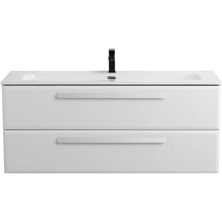 Тумба под раковину Cezares ECO-CER-N-1200-2C-SO-BL Bianco Lucido без ручек