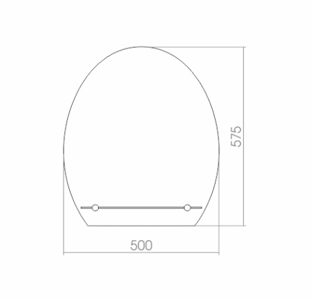 Зеркало (49х58) Silver Mirrors Уют 00000067