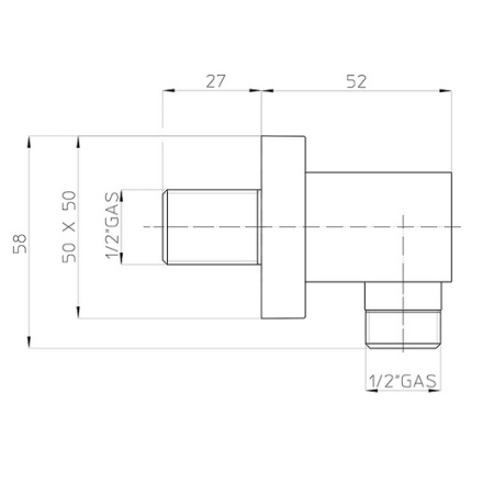 Шланговое подключение Bossini V00240.030 Шланговое подключение Bossini V00240.030