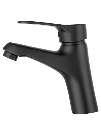 Смеситель для раковины WONZON & WOGHAND, черный матовый WW-A40212-MB