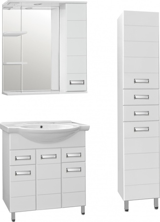 Зеркало-шкаф Style Line Ирис 75 (75x83) ЛС-00000020 белый