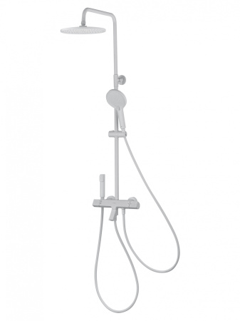 Душевая система с термостатом WONZON & WOGHAND The ONE, белый матовый WW-B3094-MW