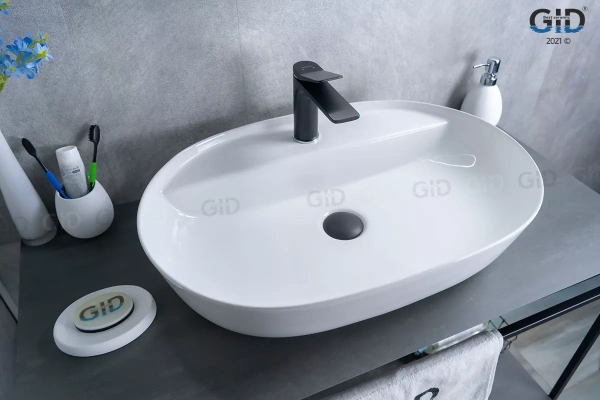 Раковина накладная (61х41) Gid D1346