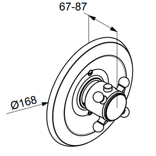 Центральный термостат Kludi Adlon/1926 517194520