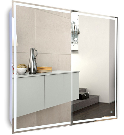 Зеркало-шкаф (80х80) Silver Mirrors  Sides LED-00002540
