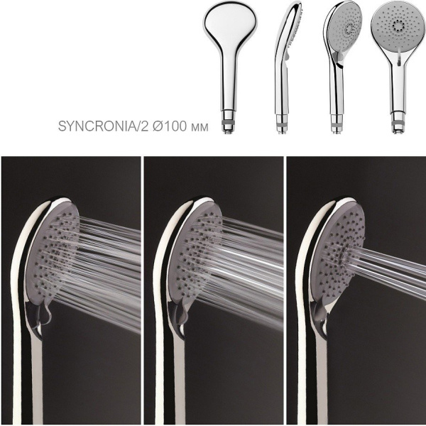 Душевая система с термостатом Bossini Elios L10172.030 хром