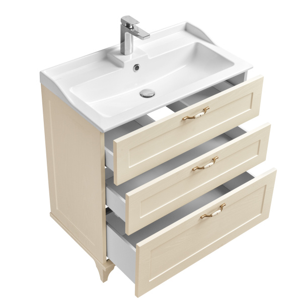 Тумба под раковину Aquaton Леон 80 Н 1A187801LBPR0