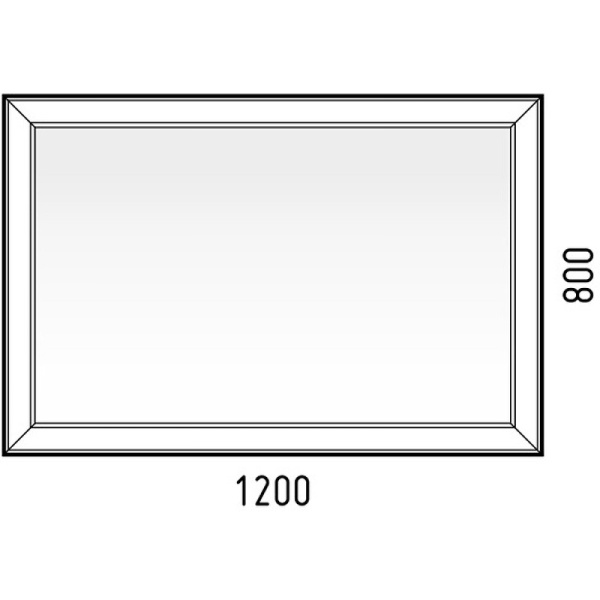 Зеркало (120х80) Corozo Классика SD-00000815