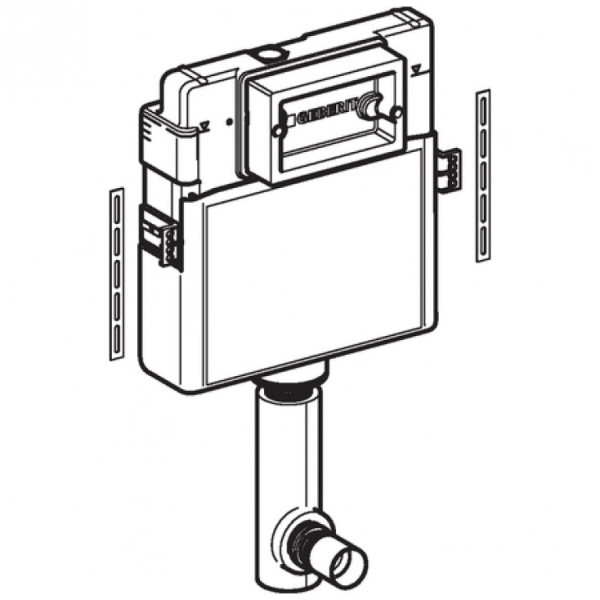 Бачок скрытого монтажа GEBERIT UP100 Delta 12 109.100.00.1 Бачок скрытого монтажа GEBERIT UP100 Delta 12 109.100.00.1