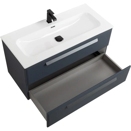 Тумба под раковину Cezares ECO-CER-N-1000-2C-SO-GR-P Grafito без ручек