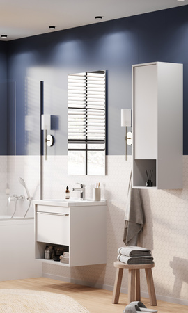 Шкаф подвесной Aquaton Хоуп 1A287503HP2B0 белый