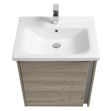 Тумба с раковиной Aquaton Стоун 60 1A2314K1SX850