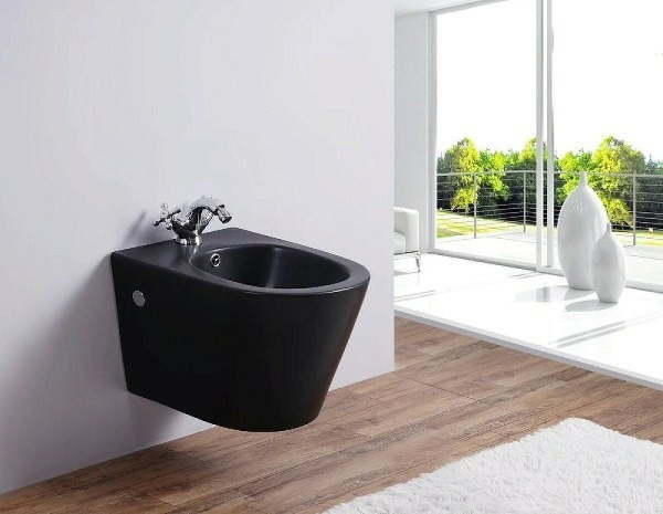 Биде подвесное Timo KULO TK-404 MB черный