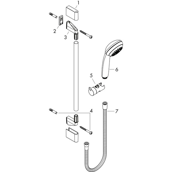 Душевой гарнитур Hansgrohe Crometta 85 27762000 хром