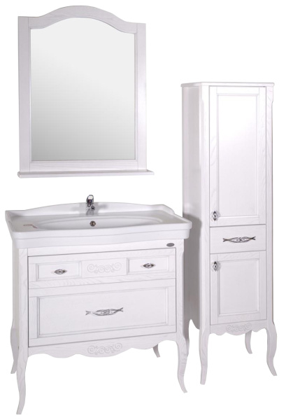 Зеркало (62х95)  ASB-Woodline Модерн 85 11232 (белый)