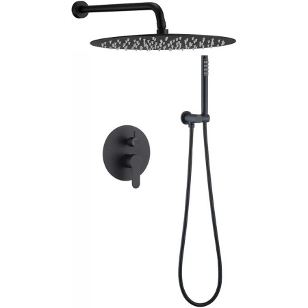 Душевая система Berges Wasserhaus Ventas 2R Black 073004