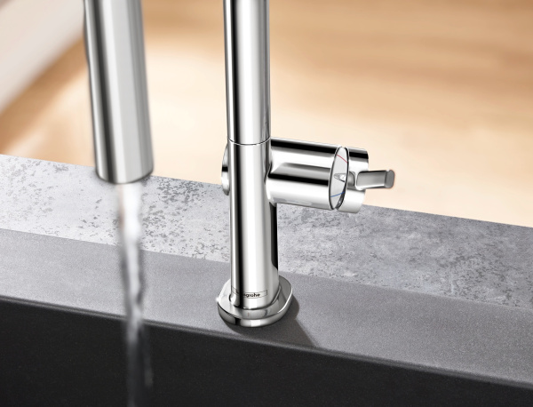 Смеситель для кухни с выдвижным изливом Hansgrohe Talis M54 1jet 72802000 хром