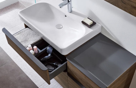 Тумба с раковиной Geberit Smyle Square 500.251.01.1+ 500.354.JR.