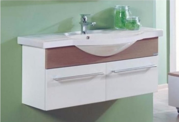 Тумба с раковиной Акватон Логика 110 1A1035K0LOPX0