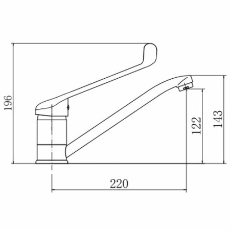 Смеситель для кухни FASHUN A4254